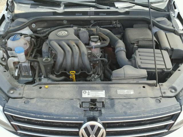 3VW1K7AJ7FM285975 - 2015 VOLKSWAGEN JETTA BASE Սպիտակ լուսանկար 7