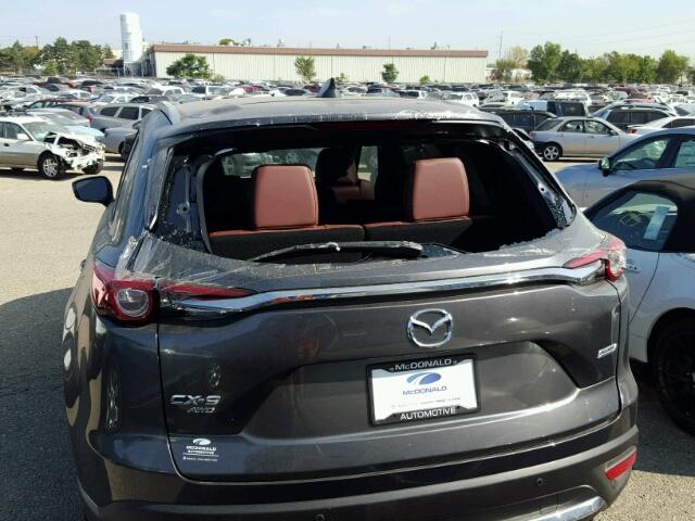 JM3TCBEY4H0136858 - 2017 MAZDA CX-9 SIGNA GRAY photo 9