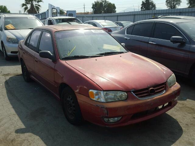 1NXBR18E12Z629066 - 2002 TOYOTA COROLLA CE RED photo 1