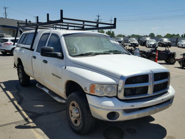 3D7KU28C54G166626 - 2004 DODGE RAM 2500 S WHITE photo 1