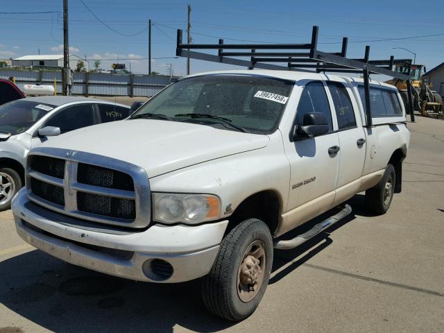 3D7KU28C54G166626 - 2004 DODGE RAM 2500 S WHITE photo 2