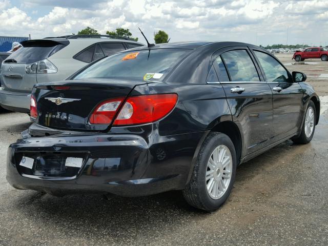 1C3LC66KX7N665974 - 2007 CHRYSLER SEBRING LI BLACK photo 4