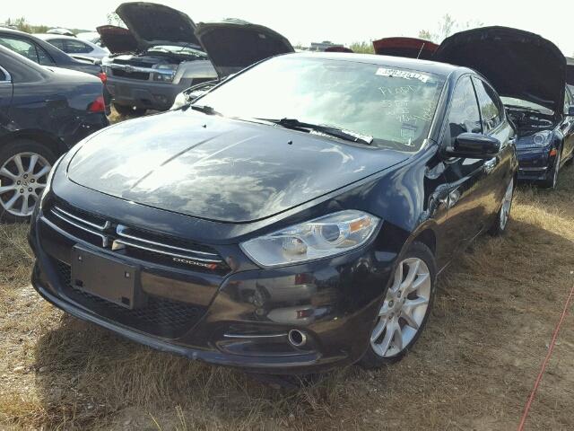 1C3CDFCA8DD104893 - 2013 DODGE DART BLACK photo 2