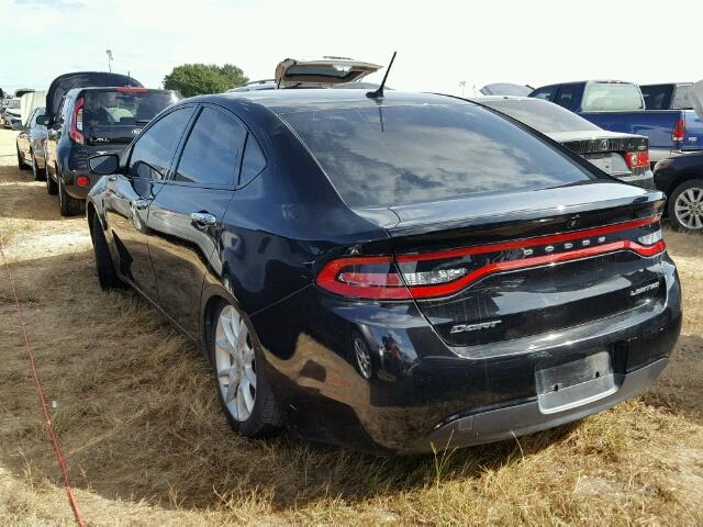 1C3CDFCA8DD104893 - 2013 DODGE DART BLACK photo 3