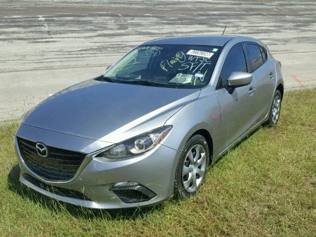 JM1BM1K71E1217121 - 2014 MAZDA 3 GRAY photo 2