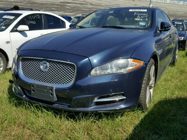 SAJWA2JC1BMV08261 - 2011 JAGUAR XJL SUPERS BLUE photo 2