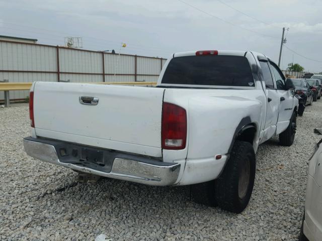 3D7MA48C53G758958 - 2003 DODGE RAM 3500 S WHITE photo 4