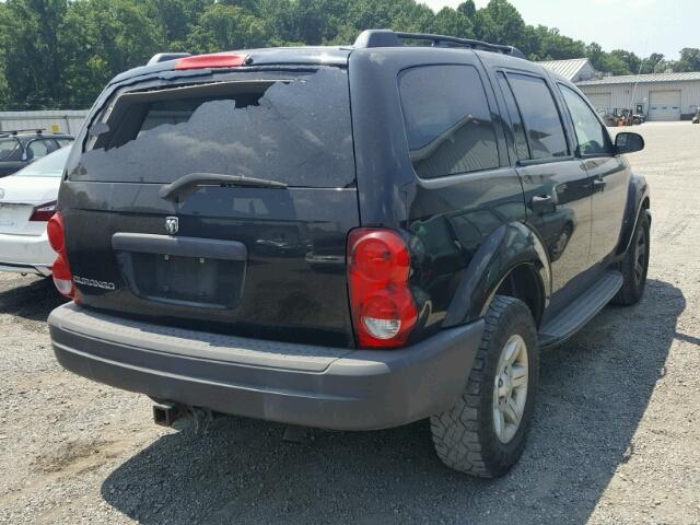 1D4HB38N74F200104 - 2004 DODGE DURANGO ST BLACK photo 4