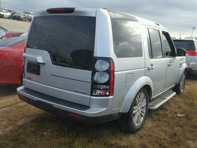 SALAK2V61FA776706 - 2015 LAND ROVER LR4 SILVER photo 4