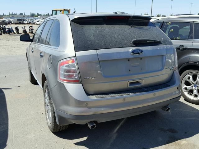 2FMDK49C88BB03768 - 2008 FORD EDGE LIMIT GRAY photo 3