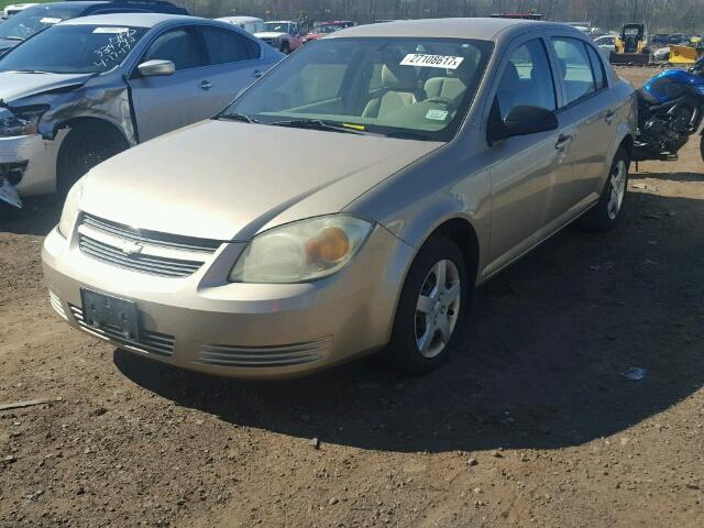 1G1AK55F477362786 - 2007 CHEVROLET COBALT LS GOLD photo 2