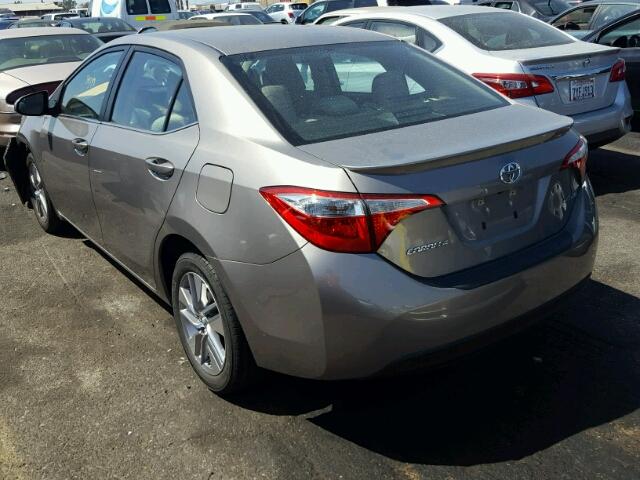 5YFBPRHE5EP074326 - 2014 TOYOTA COROLLA EC CHARCOAL photo 3