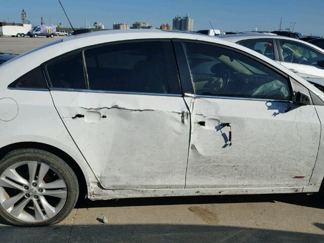 1G1PG5SB3F7128814 - 2015 CHEVROLET CRUZE WHITE photo 9