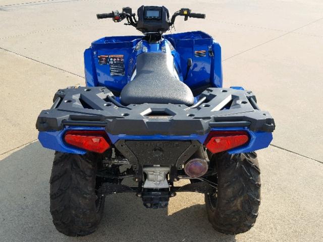 4XASHE579JA246925 - 2018 POLARIS SPORTSMAN BLUE photo 4
