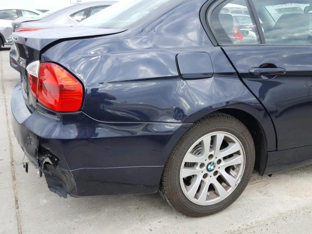 WBAVB17506NK38883 - 2006 BMW 325 I AUTO BLUE photo 9