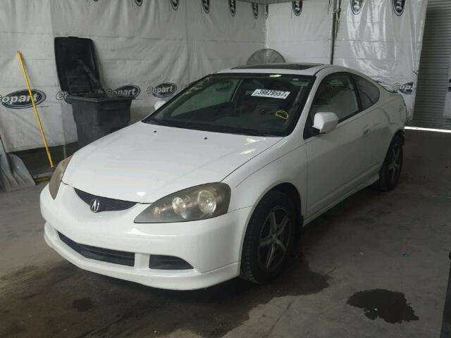 JH4DC54826S000356 - 2006 ACURA RSX WHITE photo 2