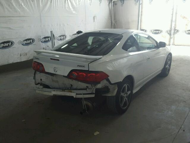 JH4DC54826S000356 - 2006 ACURA RSX WHITE photo 4