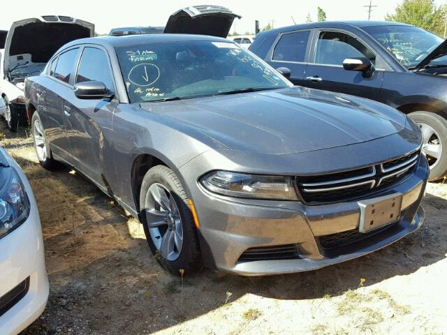 2C3CDXBG2FH726892 - 2015 DODGE CHARGER SE GRAY photo 1