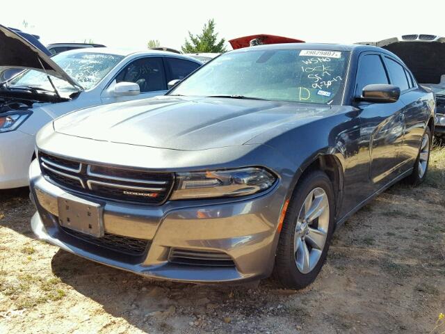 2C3CDXBG2FH726892 - 2015 DODGE CHARGER SE GRAY photo 2