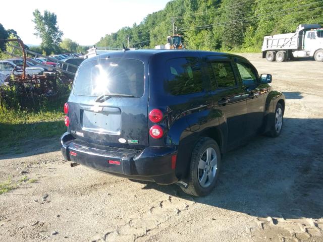 3GNBAADB6AS562381 - 2010 CHEVROLET HHR LS BLUE photo 4