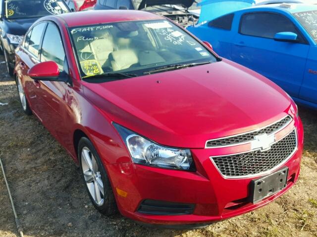 1G1PE5SB5E7389480 - 2014 CHEVROLET CRUZE LT RED photo 1