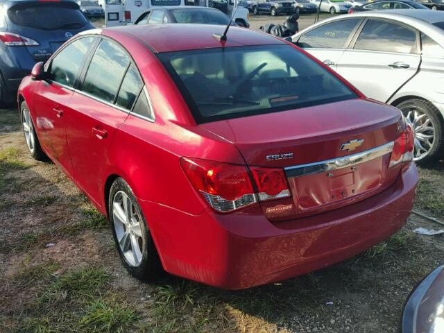 1G1PE5SB5E7389480 - 2014 CHEVROLET CRUZE LT RED photo 3