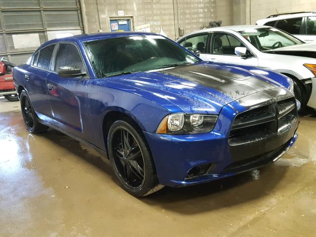 2B3CL1CT9BH591316 - 2011 DODGE CHARGER PO BLUE photo 1