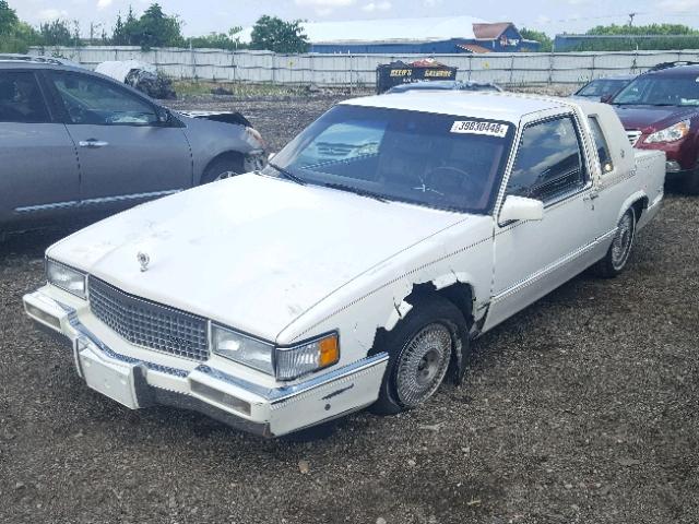 1G6CD1334L4326333 - 1990 CADILLAC DEVILLE WHITE photo 2