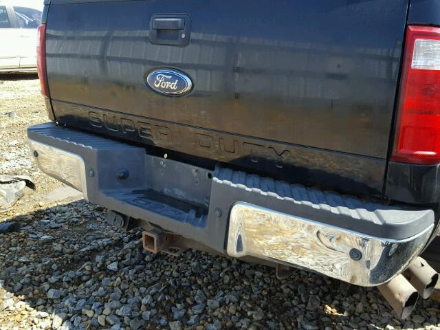 1FTWW31R48EA76889 - 2008 FORD F350 SRW S BLACK photo 9