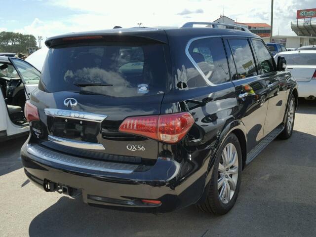 JN8AZ2NFXB9502763 - 2011 INFINITI QX56 BLACK photo 4