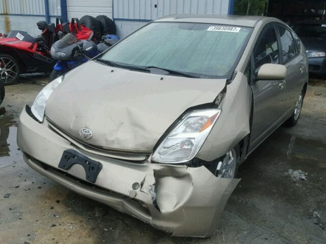 JTDKB20U953015975 - 2005 TOYOTA PRIUS GOLD photo 2