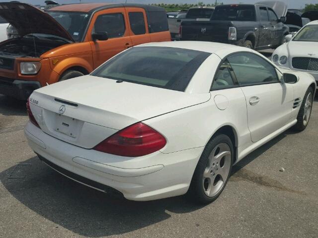 WDBSK75F65F104875 - 2005 MERCEDES-BENZ SL WHITE photo 4