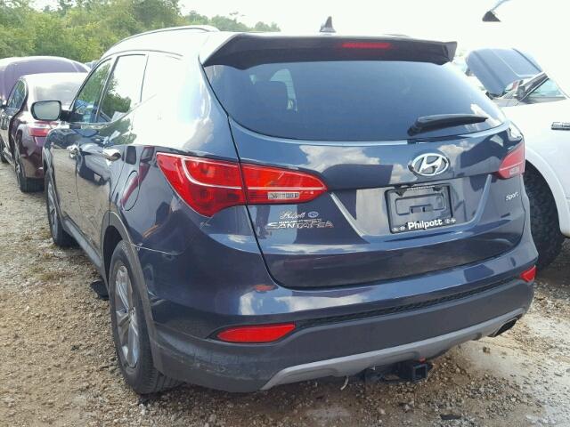 5XYZU3LB2GG334660 - 2016 HYUNDAI SANTA FE S GRAY photo 3