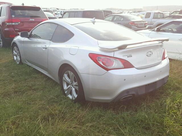 KMHHU6KH3CU068119 - 2012 HYUNDAI GENESIS CO SILVER photo 3