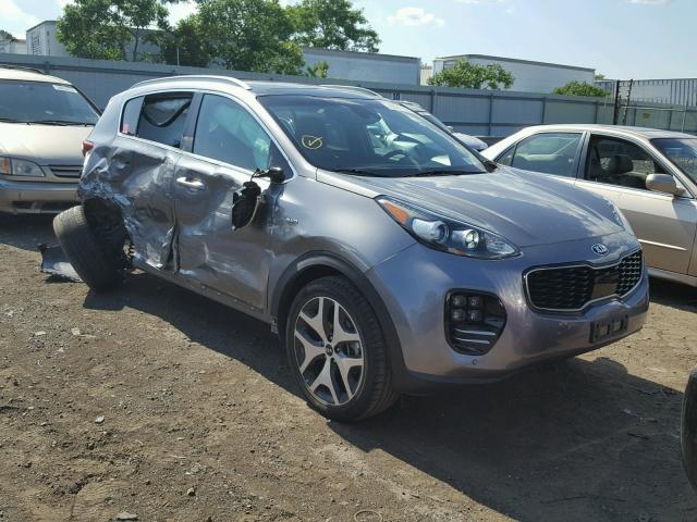 KNDPRCA64H7188842 - 2017 KIA SPORTAGE S GRAY photo 1