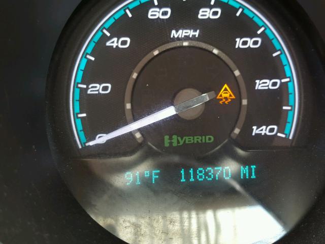 1G1ZF57599F188265 - 2009 CHEVROLET MALIBU HYB SILVER photo 8