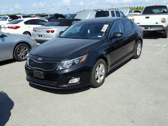 KNAGM4A79F5655871 - 2015 KIA OPTIMA LX BLACK photo 2