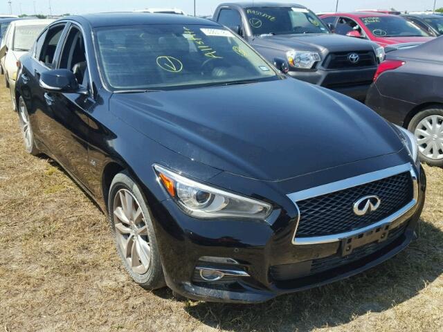 JN1EV7AP6GM301762 - 2016 INFINITI Q50 BLACK photo 1