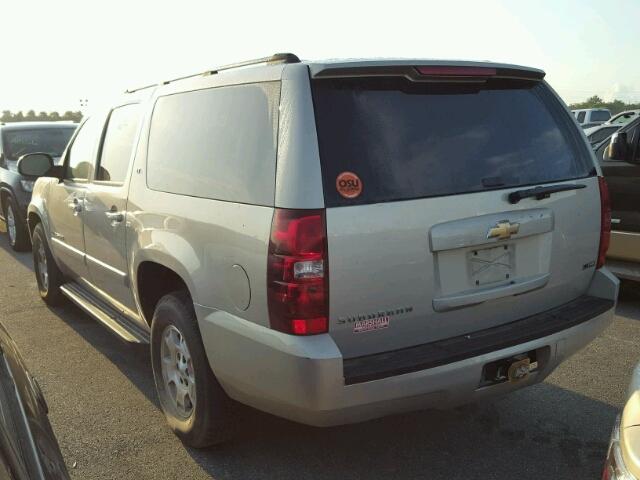 3GNFC16087G163409 - 2007 CHEVROLET SUBURBAN C BEIGE photo 3