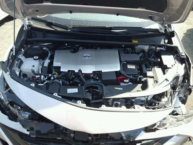 JTDKARFP4H3001791 - 2017 TOYOTA PRIUS PRIM ვერცხლისფერი ფოტო 7