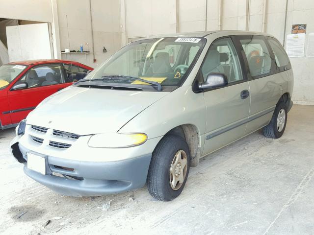 2B4FP2536XR193076 - 1999 DODGE CARAVAN GREEN photo 2