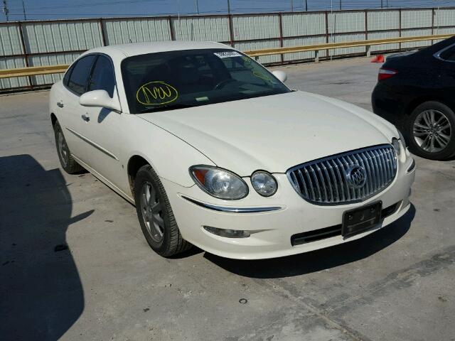 2G4WD582791272785 - 2009 BUICK LACROSSE WHITE photo 1
