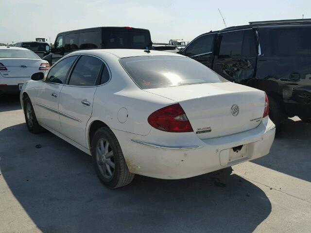 2G4WD582791272785 - 2009 BUICK LACROSSE WHITE photo 3