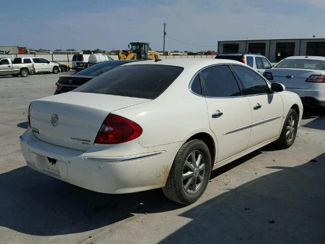 2G4WD582791272785 - 2009 BUICK LACROSSE WHITE photo 4