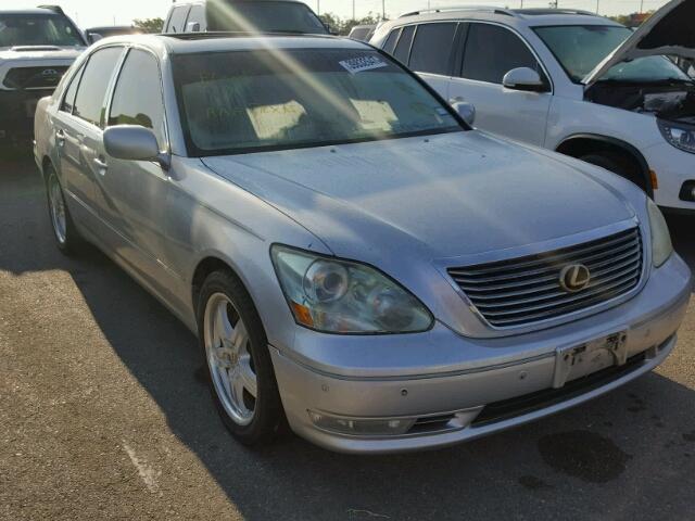 JTHBN36F655026960 - 2005 LEXUS LS 430 SILVER photo 1