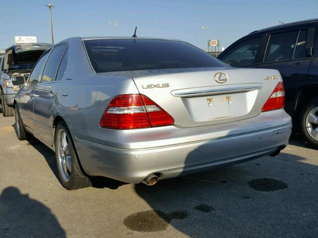 JTHBN36F655026960 - 2005 LEXUS LS 430 SILVER photo 3