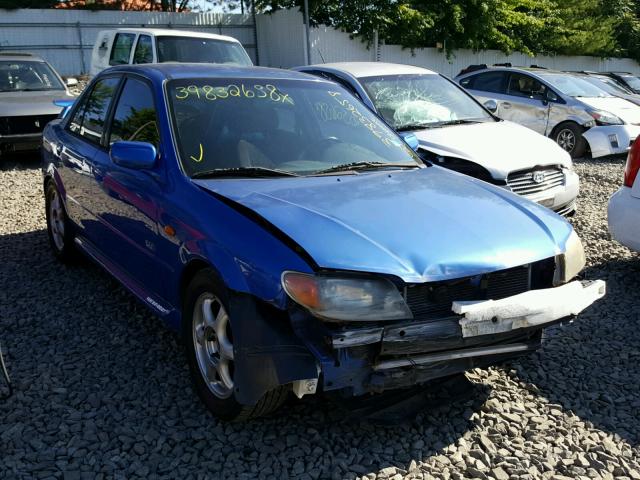 JM1BJ227310434894 - 2001 MAZDA PROTEGE MP BLUE photo 1