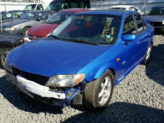 JM1BJ227310434894 - 2001 MAZDA PROTEGE MP BLUE photo 2