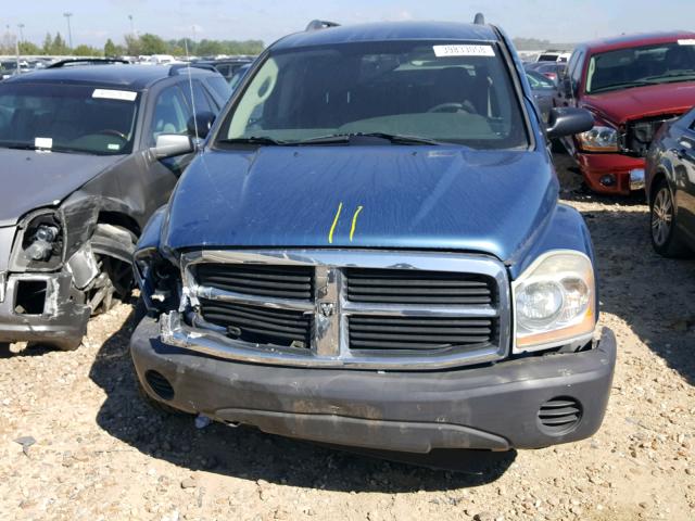 1D4HD38K06F118475 - 2006 DODGE DURANGO SX BLUE photo 7