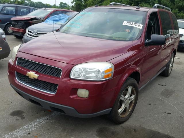 1GNDV33L25D287052 - 2005 CHEVROLET UPLANDER L 勃艮第红 照片 2